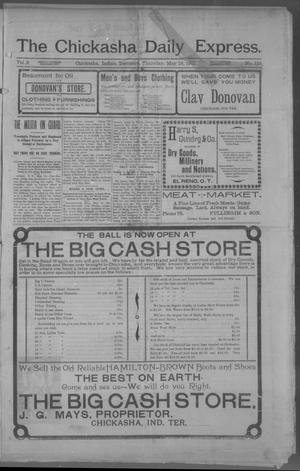 The Chickasha Daily Express (Chickasha, Indian Terr.), Vol. 2, No. 119, Ed. 1 Thursday, May 16, 1901