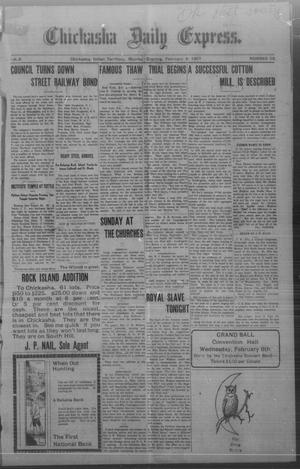 Chickasha Daily Express. (Chickasha, Indian Terr.), Vol. 8, No. 28, Ed. 1 Monday, February 4, 1907