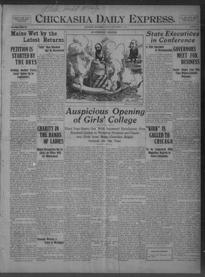 Chickasha Daily Express. (Chickasha, Okla.), Vol. 12, No. 211, Ed. 1 Tuesday, September 12, 1911