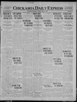 Chickasha Daily Express (Chickasha, Okla.), Vol. 21, No. 53, Ed. 1 Tuesday, March 2, 1920
