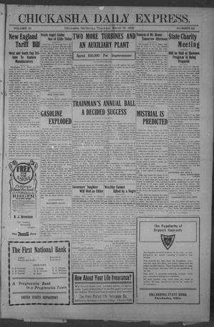 Chickasha Daily Express. (Chickasha, Okla.), Vol. 10, No. 66, Ed. 1 Thursday, March 18, 1909