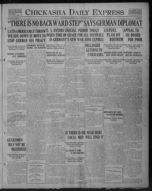 Chickasha Daily Express (Chickasha, Okla.), Vol. 18, No. 31, Ed. 1 Monday, February 5, 1917