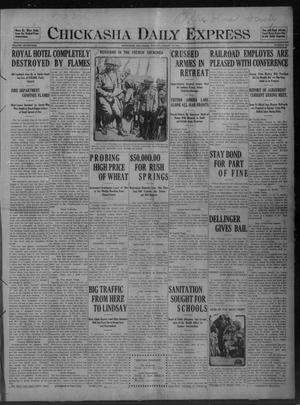 Chickasha Daily Express (Chickasha, Okla.), Vol. 17, No. 193, Ed. 1 Monday, August 14, 1916