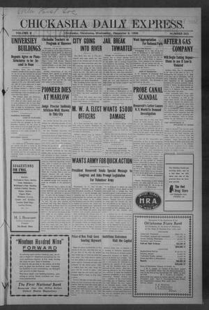 Chickasha Daily Express. (Chickasha, Okla.), Vol. 9, No. 283, Ed. 1 Wednesday, December 9, 1908