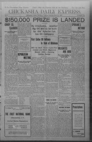 Chickasha Daily Express. (Chickasha, Indian Terr.), Vol. 8, No. 53, Ed. 1 Tuesday, March 5, 1907