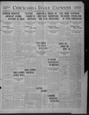 Chickasha Daily Express (Chickasha, Okla.), Vol. 17, No. 219, Ed. 1 Thursday, September 14, 1916