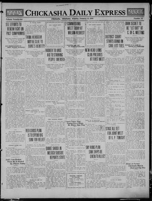 Chickasha Daily Express (Chickasha, Okla.), Vol. 21, No. 10, Ed. 1 Monday, January 12, 1920