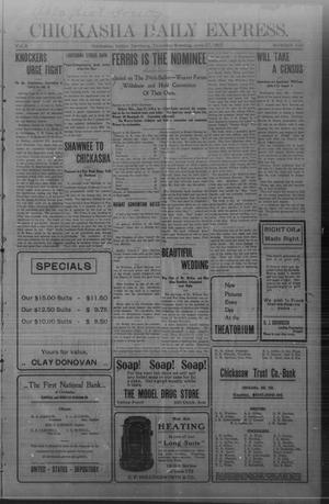 Chickasha Daily Express. (Chickasha, Indian Terr.), Vol. 8, No. 150, Ed. 1 Thursday, June 27, 1907