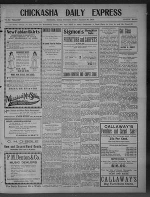 Chickasha Daily Express (Chickasha, Indian Terr.), Vol. 11, No. 25, Ed. 1 Friday, January 30, 1903