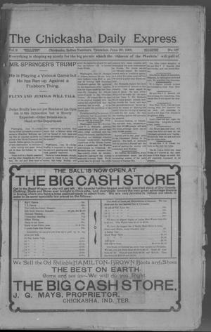 The Chickasha Daily Express (Chickasha, Indian Terr.), Vol. 9, No. 137, Ed. 1 Thursday, June 20, 1901