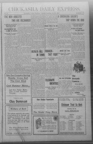 Chickasha Daily Express. (Chickasha, Indian Terr.), Vol. 8, No. 177, Ed. 1 Tuesday, July 30, 1907