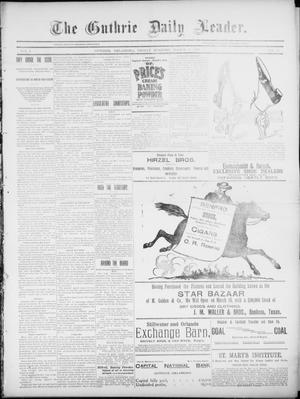 Primary view of object titled 'The Guthrie Daily Leader. (Guthrie, Okla.), Vol. 5, No. 75, Ed. 1, Friday, March 1, 1895'.