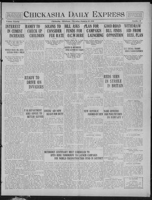 Chickasha Daily Express (Chickasha, Okla.), Vol. 20, No. 26, Ed. 1 Thursday, January 30, 1919