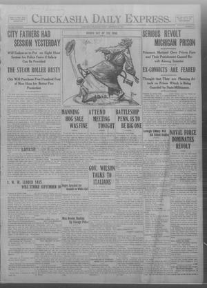 Chickasha Daily Express. (Chickasha, Okla.), Vol. THIRTEEN, No. 211, Ed. 1 Friday, September 6, 1912