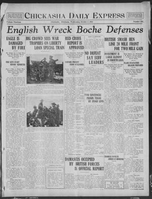 Chickasha Daily Express (Chickasha, Okla.), Vol. 19, No. 232, Ed. 1 Wednesday, October 2, 1918