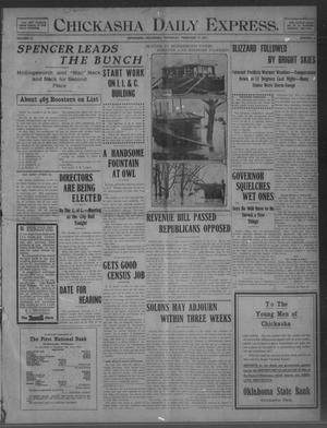 Chickasha Daily Express. (Chickasha, Okla.), Vol. 11, No. 41, Ed. 1 Thursday, February 17, 1910