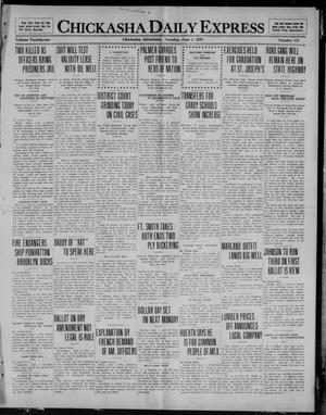 Primary view of object titled 'Chickasha Daily Express (Chickasha, Okla.), Vol. 21, No. 131, Ed. 1 Tuesday, June 1, 1920'.