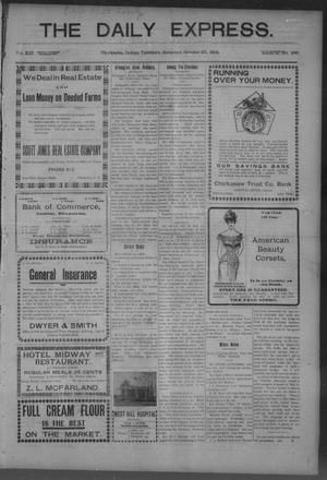 The Daily Express. (Chickasha, Indian Terr.), Vol. 13, No. 246, Ed. 1 Saturday, October 22, 1904