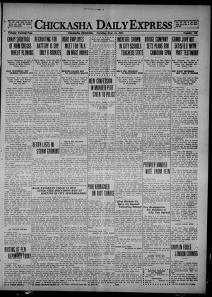 Chickasha Daily Express (Chickasha, Okla.), Vol. 22, No. 126, Ed. 1 Tuesday, September 13, 1921