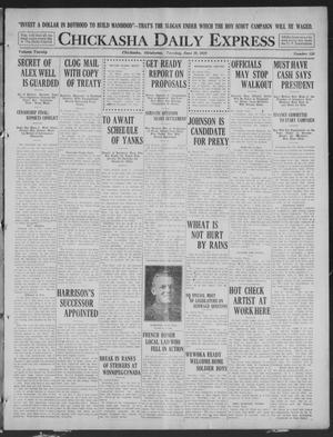 Chickasha Daily Express (Chickasha, Okla.), Vol. 20, No. 138, Ed. 1 Tuesday, June 10, 1919