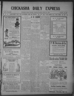 Chickasha Daily Express (Chickasha, Indian Terr.), Vol. 11, No. 266, Ed. 1 Thursday, October 23, 1902