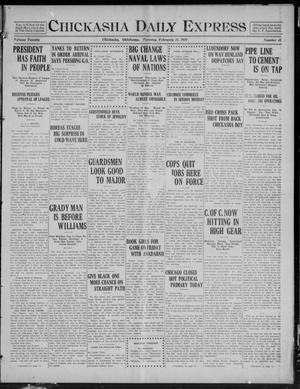 Chickasha Daily Express (Chickasha, Okla.), Vol. 20, No. 48, Ed. 1 Tuesday, February 25, 1919
