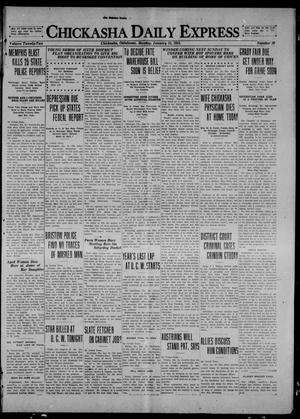 Chickasha Daily Express (Chickasha, Okla.), Vol. 22, No. 20, Ed. 1 Monday, January 24, 1921
