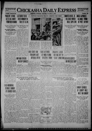 Chickasha Daily Express (Chickasha, Okla.), Vol. 22, No. 195, Ed. 1 Saturday, December 3, 1921
