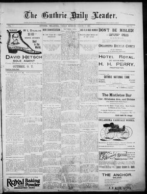 The Guthrie Daily Leader. (Guthrie, Okla.), Vol. 7, No. 79, Ed. 1, Friday, March 13, 1896