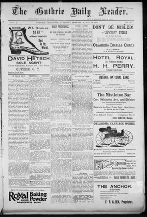 The Guthrie Daily Leader. (Guthrie, Okla.), Vol. 7, No. 80, Ed. 1, Saturday, March 14, 1896
