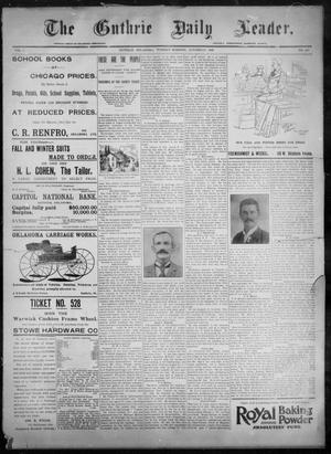The Guthrie Daily Leader. (Guthrie, Okla.), Vol. 8, No. 119, Ed. 1, Tuesday, October 20, 1896