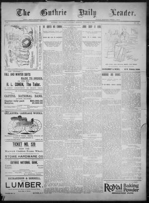 The Guthrie Daily Leader. (Guthrie, Okla.), Vol. 8, No. 123, Ed. 1, Saturday, October 24, 1896