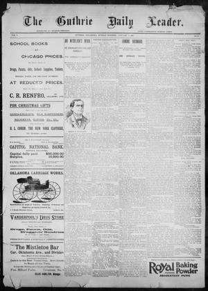 Primary view of object titled 'The Guthrie Daily Leader. (Guthrie, Okla.), Vol. 9, No. 28, Ed. 1, Sunday, January 3, 1897'.