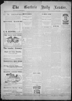 The Guthrie Daily Leader. (Guthrie, Okla.), Vol. 9, No. 70, Ed. 1, Sunday, February 21, 1897