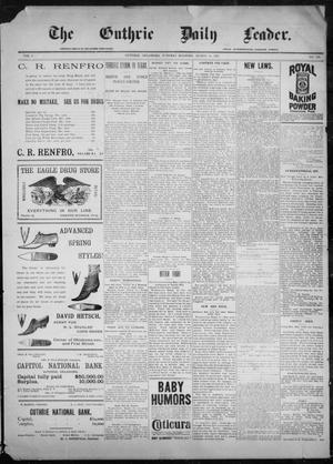 The Guthrie Daily Leader. (Guthrie, Okla.), Vol. 9, No. 100, Ed. 1, Tuesday, March 30, 1897