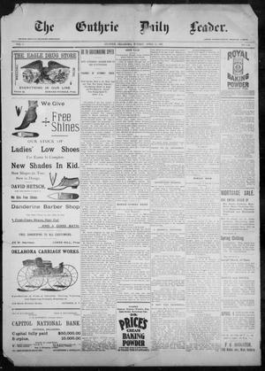 The Guthrie Daily Leader. (Guthrie, Okla.), Vol. 9, No. 110, Ed. 1, Sunday, April 11, 1897