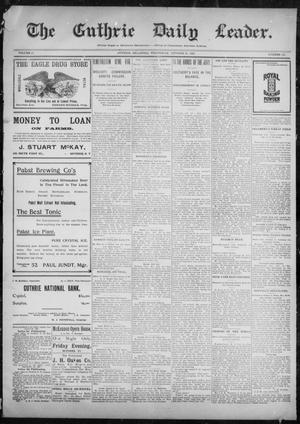 The Guthrie Daily Leader. (Guthrie, Okla.), Vol. 10, No. 121, Ed. 1, Wednesday, October 20, 1897
