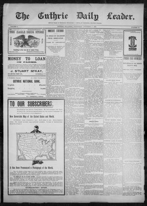The Guthrie Daily Leader. (Guthrie, Okla.), Vol. 10, No. 144, Ed. 1, Wednesday, November 17, 1897