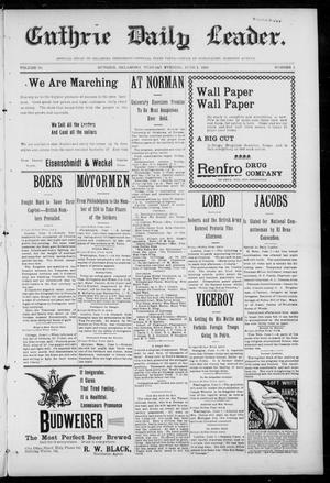 Guthrie Daily Leader. (Guthrie, Okla.), Vol. 16, No. 5, Ed. 1, Tuesday, June 5, 1900