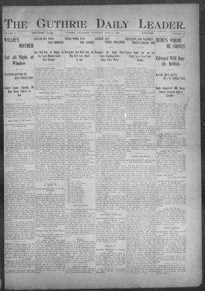 The Guthrie Daily Leader. (Guthrie, Okla.), Vol. 17, No. 111, Ed. 1, Thursday, April 4, 1901