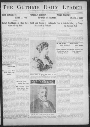 The Guthrie Daily Leader. (Guthrie, Okla.), Vol. 19, No. 73, Ed. 1, Monday, February 17, 1902