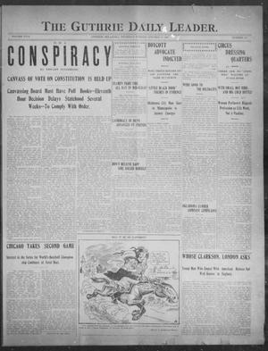 The Guthrie Daily Leader. (Guthrie, Okla.), Vol. 29, No. 136, Ed. 1, Thursday, October 10, 1907