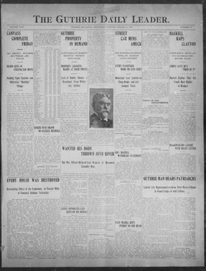 The Guthrie Daily Leader. (Guthrie, Okla.), Vol. 29, No. 141, Ed. 1, Wednesday, October 16, 1907