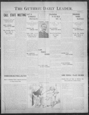 The Guthrie Daily Leader. (Guthrie, Okla.), Vol. 29, No. 153, Ed. 1, Wednesday, October 30, 1907