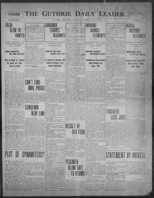 Primary view of object titled 'The Guthrie Daily Leader. (Guthrie, Okla.), Vol. 31, No. 24, Ed. 1, Thursday, June 11, 1908'.