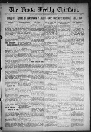 The Vinita Weekly Chieftain. (Vinita, Okla.), Vol. 25, No. 20, Ed. 1 Thursday, October 24, 1907