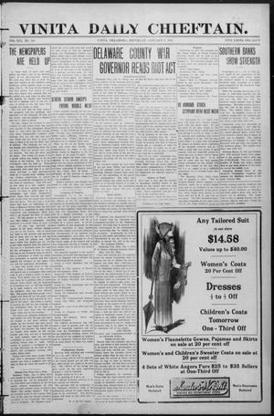 Vinita Daily Chieftain. (Vinita, Okla.), Vol. 13, No. 218, Ed. 1 Saturday, January 6, 1912