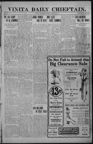Vinita Daily Chieftain. (Vinita, Okla.), Vol. 14, No. 95, Ed. 1 Friday, August 16, 1912
