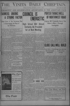 The Vinita Daily Chieftain. (Vinita, Okla.), Vol. 8, No. 241, Ed. 1 Saturday, August 11, 1906