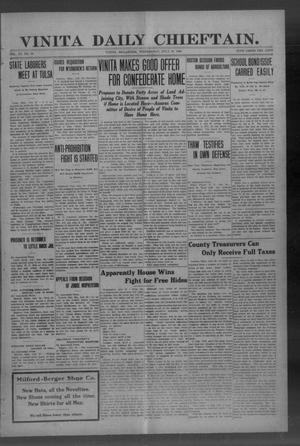 Vinita Daily Chieftain. (Vinita, Okla.), Vol. 11, No. 90, Ed. 1 Wednesday, July 28, 1909